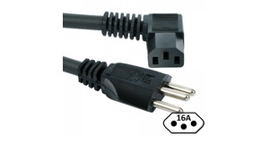 CABO DE FORCA TRIPOLAR 3X1.50MM 1.5 METROS 16 AMP 90 GRAUS