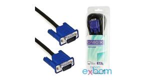 CABO DE MONITOR VGA 5 METROS PRETO EXBOM
