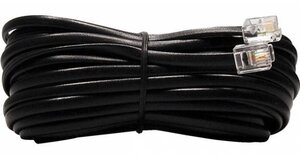 CABO DE TELEFONE 3 METROS PRETO