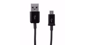 CABO USB P/  V 8 1 METRO SEM FILTRO PRETO