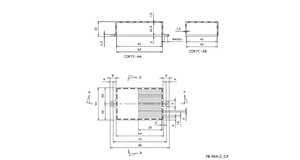 CAIXA PLASTICA PATOLA PB064/2 PRETA
