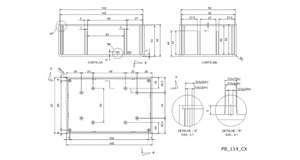 CAIXA PLASTICA PATOLA PB114 PRETA