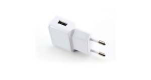 CARREGADOR USB DE VIAGEM 5V 2 AMP BRANCO
