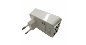 CARREGADOR USB DE VIAGEM 4 SAIDAS 15W 1936 INFOKIT