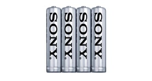 PILHA PALITO AAA COMUM SHRINK COM 4 R03-NUP4A/Z SONY