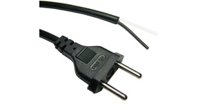 RABICHO 2X0.50MM 1.5M PRETO