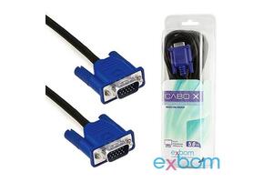 CABO DE MONITOR VGA 5 METROS PRETO EXBOM