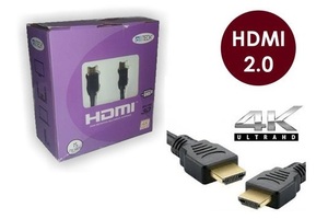 CABO HDMI 15 METROS 2.0 EMBORRACHADO PRETO ALL TECH