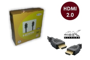 CABO HDMI 20 METROS 2.0 EMBORRACHADO PRETO ALL TECH