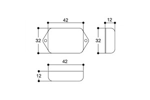 CAIXA PLASTICA PATOLA PB040/2 PRETA