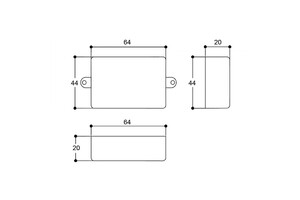 CAIXA PLASTICA PATOLA PB064/2 PRETA