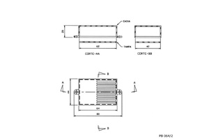 CAIXA PLASTICA PATOLA PB064/2 PRETA