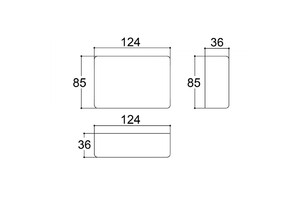 CAIXA PLASTICA PATOLA PB112/2 PRETA
