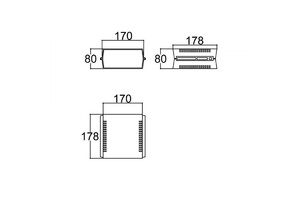 CAIXA PLASTICA PATOLA PB209 PRETA