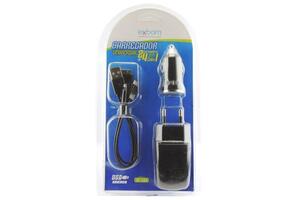 CARREGADOR USB MULTI KIT 3 PECAS MODELO UC 16A PRETO