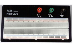 PROTOBOARD 840 FUROS+BASE+2BORNES MSB 200 ICEL