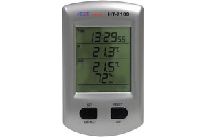 TERMO HIGROMETRO SEM FIO HT 7100 ICEL